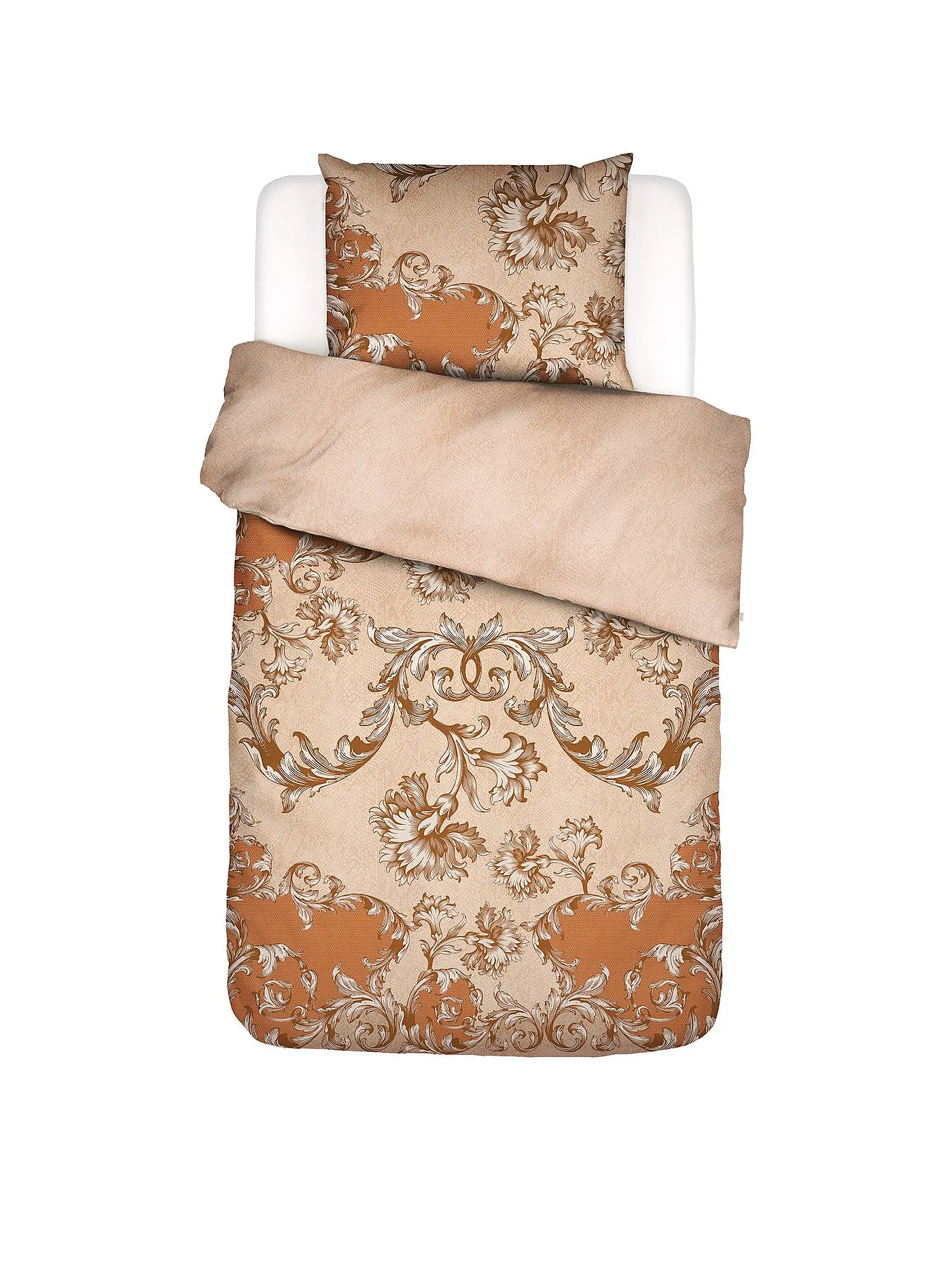 ESSENZA | Satin Bettwäsche Grazie 70x90cm / 140x200cm Hazel | 